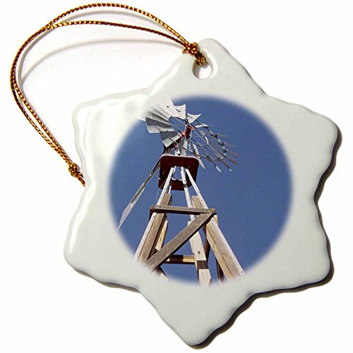 3dRose orn_92661_1 Windmill on Ranch, Santa Fe, New Mexico US32 JMR0357 Julien McRoberts Snowflake Porcelain Ornament, 3-Inch 3dRose orn_92661_1 Windmill on Ranch, Santa Fe, New Mexico US32 JMR0357 Julien McRoberts Snowflake Porcelain Ornament, 3-Inch