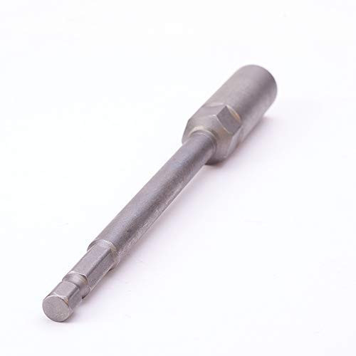 Utoolmart 14 Drive10mm Total Length 150mm Hex Socket Impact Nut Setter Driver Socket Bit 5pcs