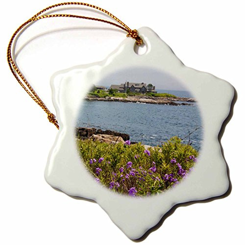 3dRose orn_90541_1 Home of President Bush, Kennebunkport Maine US20 BBA0052 Bill Bachmann Snowflake Porcelain Ornament, 3-Inch 3dRose orn_90541_1 Home of President Bush, Kennebunkport Maine US20 BBA0052 Bill Bachmann Snowflake Porcelain Ornament, 3-Inch