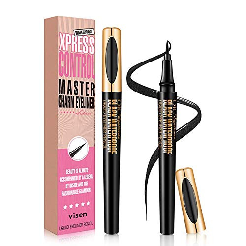 Waterproof Liquid EyelinerLong Lasting Eyeliner Pen Sweatproof and Smudgeproof Slim Eye Liner Professional Eye Makeup Tools 1 PCS