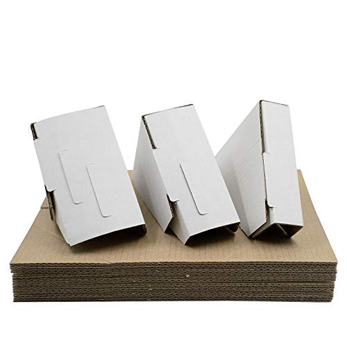 Golden State Art Adjustable Cardboard Corner Protector for Picture Frame Shipping Packing or Moving Art  3 Size Depths Pack of 120