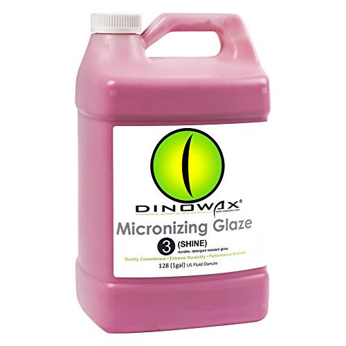 Dinowax Micronizing Glaze Synthetic Shine Enhancer for Automotive Detailing ProfessionalGrade 128 Oz Dinowax Micronizing Glaze Synthetic Shine Enhancer for Automotive Detailing ProfessionalGrade 128 Oz