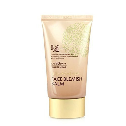 Best Korean BB No Makeup Face Blemish Balm Whitening Cream SPF 30 PA 50 Ml