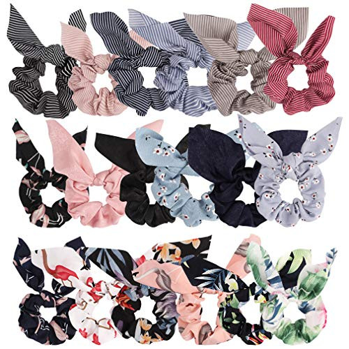 Bow Hair Scrunchies 18Pack WHAVEL Hair Scarf Chiffon Scrunchies Bowknot Hair Scrunchies Silk Bow Scarf Hair Bands Hair Ties Rabbit Bunny Ear BowKnot Scrunchies Ponytail Holders for Women Girls Hair Accessories Bow Hair Scrunchies 18Pack WHAVEL Hair Scarf Chiffon Scrunchies Bowknot Hair Scrunchies Silk Bow Scarf Hair Bands Hair Ties Rabbit Bunny Ear BowKnot Scrunchies Ponytail Holders for Women Girls Hair Accessories
