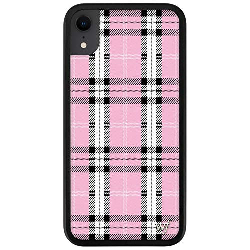 Wildflower Limited Edition Cases for iPhone XR Pink Plaid