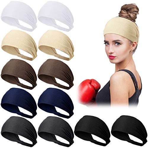 12 Pieces Solid Color Wide Cotton Headband Women Stretchy Sport Elastic Turban Yoga Wide Boho Hairband Headwrap Bulk Cotton Color Running Sweatbands for Yoga Exercise Women Girls 12 Pieces Solid Color Wide Cotton Headband Women Stretchy Sport Elastic Turban Yoga Wide Boho Hairband Headwrap Bulk Cotton Color Running Sweatbands for Yoga Exercise Women Girls