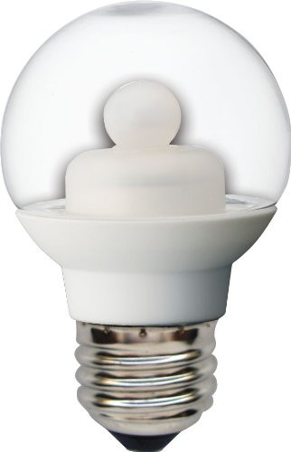 GE Lighting 62993 Energy Smart LED 1.8-Watt (15-watt replacement) 75-Lumen G16.5 Light Bulb with Medium Base, 1-Pack