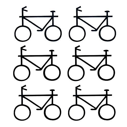 Oottati Small Cute Temporary Tattoo Bicycle Totem Arm Set of 2