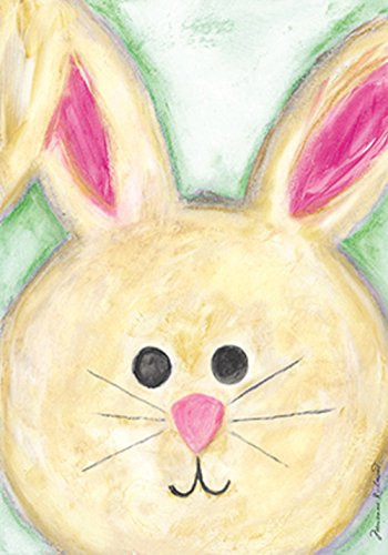 Toland Home Garden Floppy Eared Bunny 28 x 40 Inch Decorative Cute Easter Rabbit Spring House Flag