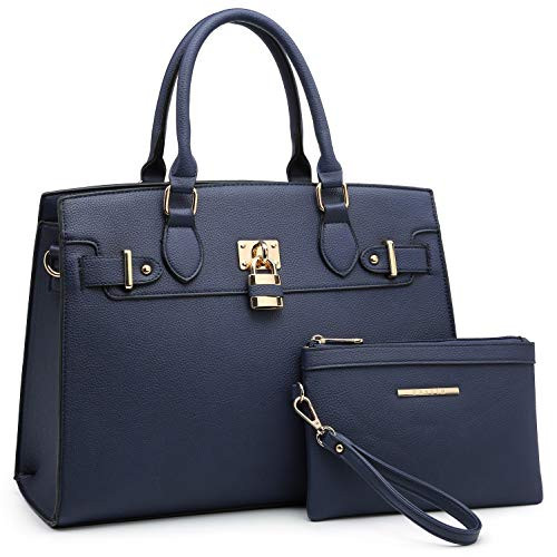 Women Handbags Designer Shoulder Bags Top Handle Satchel Tote Purse for Ladies with Wallet 23 Blue