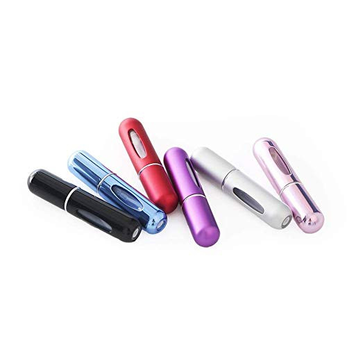 Mini Refillable Perfume Atomizer Bottle Aftershave Atomizer Empty Spray Bottle Multicolor 6pcs