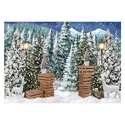 Funnytree Christmas Winter Backdrop for Photography Xmas Pine Tree Snow Background Decoration Banner for Baby Shower Birthday Photo Booth Studio Props 7x5ft Funnytree Christmas Winter Backdrop for Photography Xmas Pine Tree Snow Background Decoration Banner for Baby Shower Birthday Photo Booth Studio Props 7x5ft