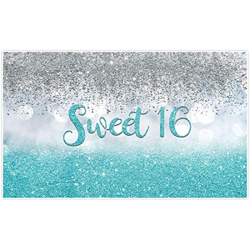 Allenjoy Sweet 16 Silver Blue Bokeh Glitter Backdrop 5x3ft for Girls Happy 16th Birthday Party Decorations Banner Vinyl Photography Photo Booths Studio Props Supplies Photo Background Allenjoy Sweet 16 Silver Blue Bokeh Glitter Backdrop 5x3ft for Girls Happy 16th Birthday Party Decorations Banner Vinyl Photography Photo Booths Studio Props Supplies Photo Background