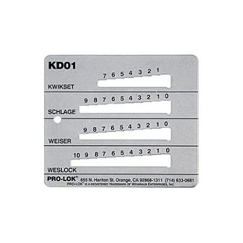 Pro-Lok KW1,SC1,WK1 & WE1 Key Decoder