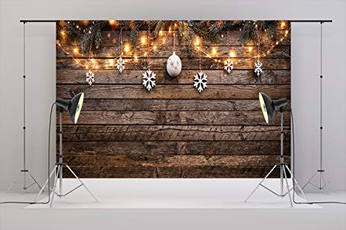 Kate 7x5ft Christmas Photo Backdrop Wood Christmas Backdrop Christmas Backdrop Background