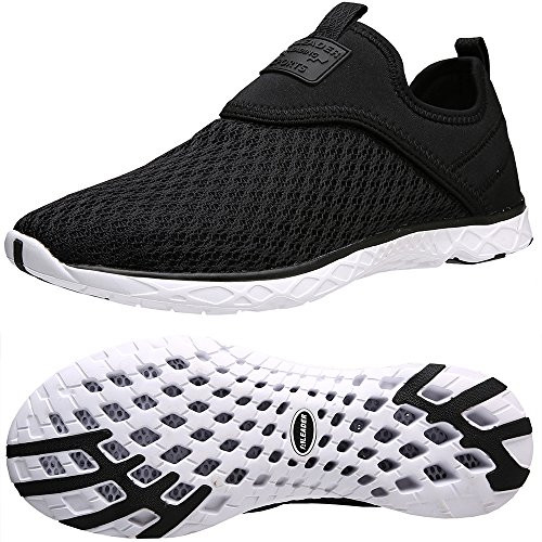 ALEADER Men s Slipon Athletic Water Shoes Black 9 5 DM US