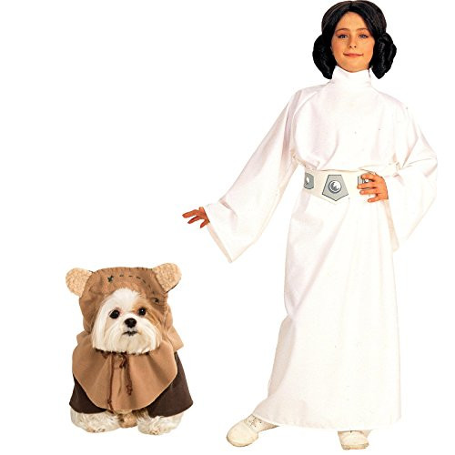 Rubie s Star Wars Princess Leia Child Small Ewok Pet XL Bundle Set