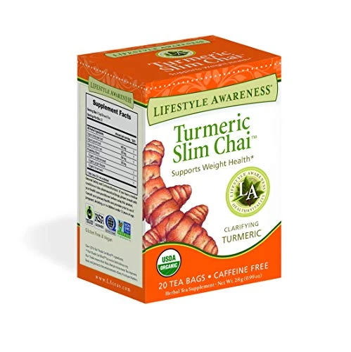 Lifestyle Awareness Turmeric Slim Chai 20 Tea Bags
