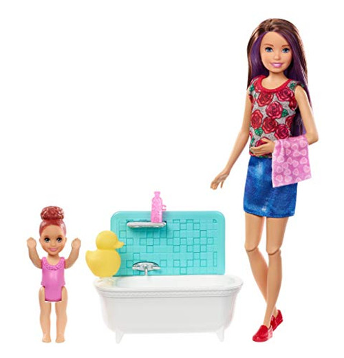 Barbie Skipper Babysitters Inc. Bathtime Playset
