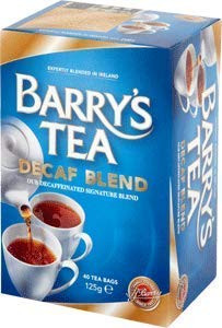 Barrys Tea Decaffeinated 40 bag x 2 250g 80 count  SET OF 2