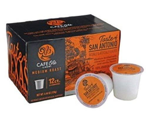 HEB Cafe Ole Taste of San Antonio Medium Roast Single Serve Coffee Cups 12 count  PACK OF 2
