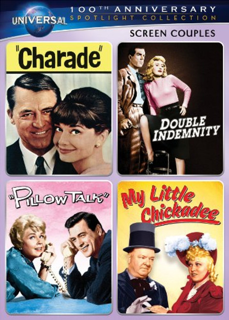 Screen Couples Spotlight Collection  Charade / Double Indemnity / Pillow Talk / My Little Chickadee Universal s 100th Anniversary