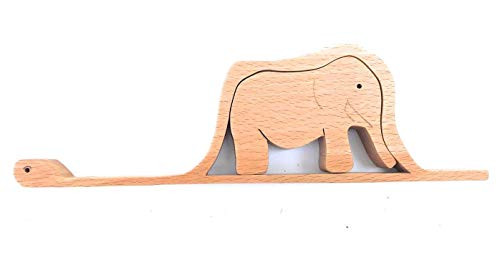Little prince  A Boa Constrictor Digesting an Elephant  Wooden Gift Puzzle