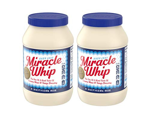 Kraft Gold Standard Recipe Miracle Whip  2 Jars 30 oz ea