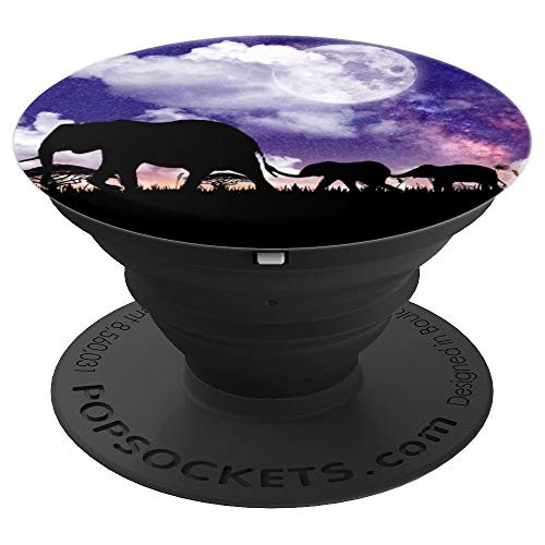 Elephant Design Mama Phone Grip for Mom Mama Elephant PopSockets Grip and Stand for Phones and Tablets