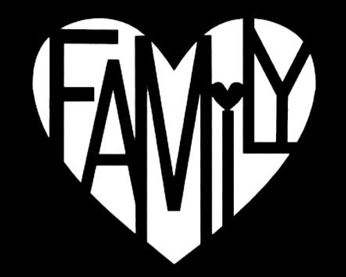 Makarios LLC Family Heart Love Cars Trucks Vans Walls Laptop MKR White 5 5 x 5MKR724 Makarios LLC Family Heart Love Cars Trucks Vans Walls Laptop MKR White 5 5 x 5MKR724