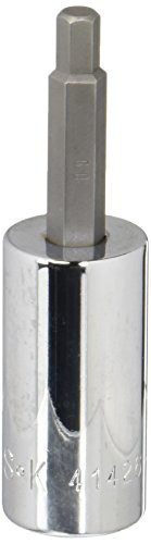 SK Hand Tool 41426 1/2-Inch Drive Hex Bit Socket, 6mm, Chrome