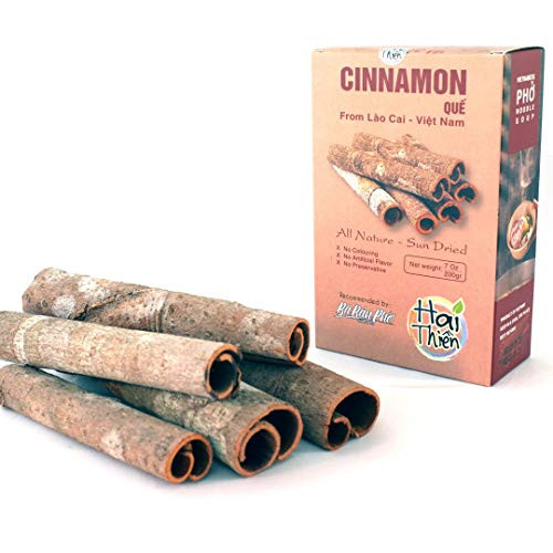 Hai Thien Cinnamon Stick  Vietnamese Cinnamon Sticks Bulk Bag 1 pack  7 oz/200gr  Premium Quality Perfect for Baking Cooking  Berages