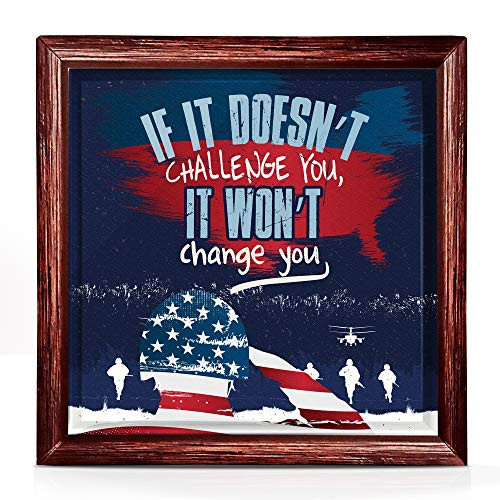 Military Present  Perfect Navy Military Decoration  Deployment US Navy Decor  Unique Marine Gifts for Men for Dad Mom Husband Or Boyfriend Ideal Retired Marine Military Decor