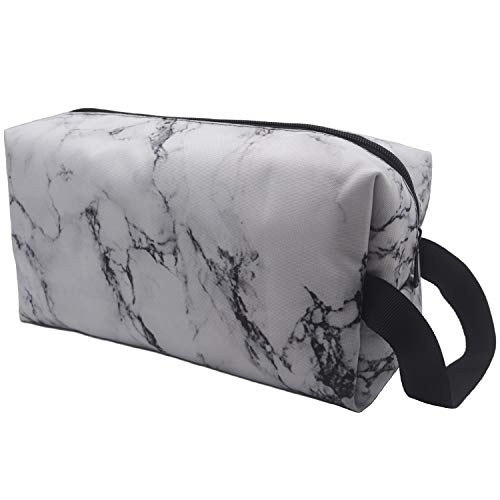 Makeup Bag Marble Travel Toiletry Bag Large Capacity Cosmetic Bag Pouch Portable Organizer for Women Men