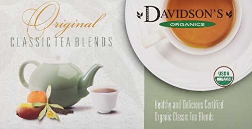 Davidson's Tea Single Serve Spiced Peach, 100-Count Tea Bags