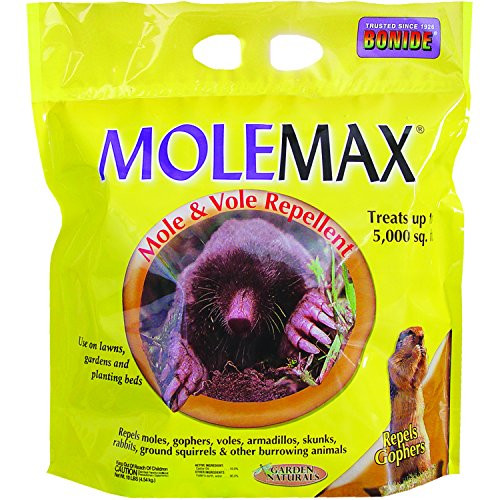 Bonide 692150 Mole Max and Vole Repellent Granules, 10-Pound Bonide 692150 Mole Max and Vole Repellent Granules, 10-Pound