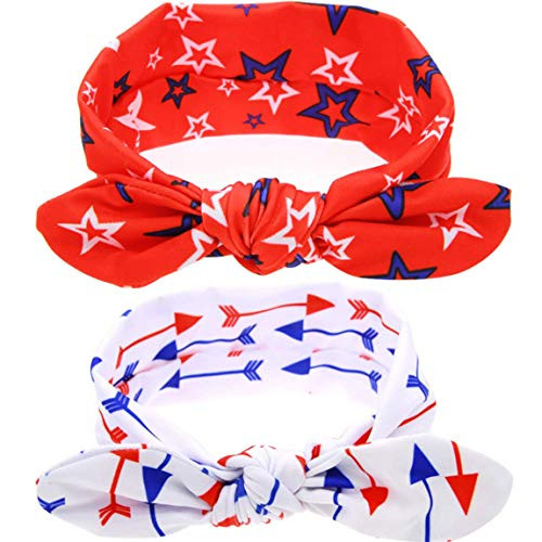 4th of July Headband American Independence Day Infant Baby Girls Headband Zerowin Flag Style Bow Hairband for 03 Years Pack of 2 bowknot 4th of July Headband American Independence Day Infant Baby Girls Headband Zerowin Flag Style Bow Hairband for 03 Years Pack of 2 bowknot