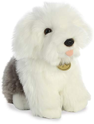 Aurora World 11" English Sheepdog Pup, White
