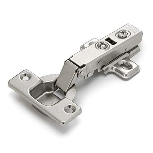 Luokim 110 Degree Soft Close European Full Overlay Concealed Hinge with Two Hole Mounting PlateFit for Frameless Cabinet 2PCS Luokim 110 Degree Soft Close European Full Overlay Concealed Hinge with Two Hole Mounting PlateFit for Frameless Cabinet 2PCS