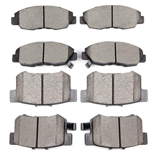 SCITOO Ceramic Front Rear Disc Brake Pad Set fit for 19971999 Acura CL 19911997 Honda Accord