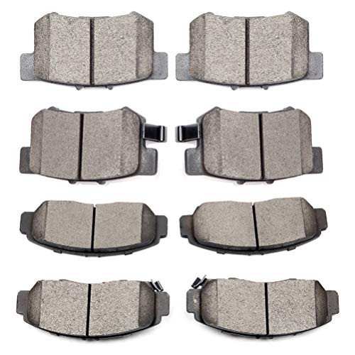 SCITOO Ceramic Front Rear Disc Brake Pad Set fit for 20042008 Acura TSX 20032007 Honda Accord SCITOO Ceramic Front Rear Disc Brake Pad Set fit for 20042008 Acura TSX 20032007 Honda Accord