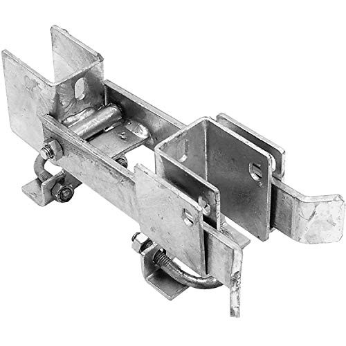 Chain Link Residential Strong Arm Double Gate Latch  Latches Two Gates Together Without The Need of a Drop Rod  Chain Link Double Gate Latch for 13/8  Gate Frames