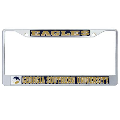 Desert Cactus Georgia Southern University GSU Eagles NCAA Metal License Plate Frame for Front or Back of Car Officially Licensed Mascot