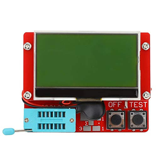 ESRT4 ATmega328 Transistor TesterMultiFunctional Digital Transistor Tester Resistance Capacitance MOS/PNP/NPN Tester ESR Resolution 0 01?128x64 LCD Screen