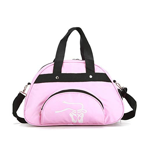 WEISIPU Nylon Dance Duffle Bag  Girls Garment Shoe Dance Sports Bags Ballet Slippers Pink WEISIPU Nylon Dance Duffle Bag  Girls Garment Shoe Dance Sports Bags Ballet Slippers Pink