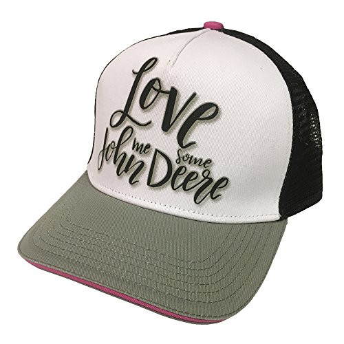 John Deere Brand Love Black Adjustable Hat  23080455BK