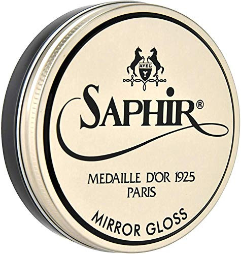 Saphir Medaille d Or Mirror Gloss  Natural Wax Polish for Leather Shoes  Boots