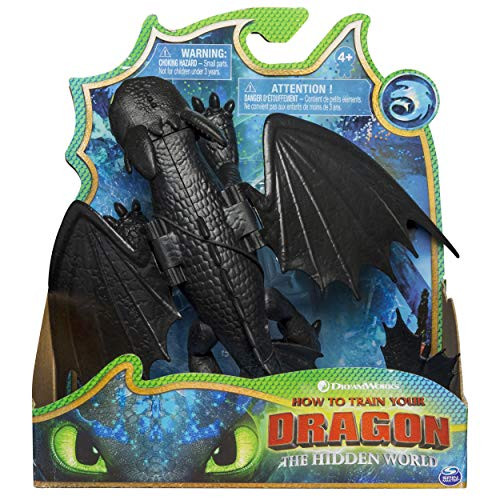 Dreamworks Dragons, Toothless Dragon Figure with Moving Parts, for Kids Aged 4 and Up Dreamworks Dragons, Toothless Dragon Figure with Moving Parts, for Kids Aged 4 and Up