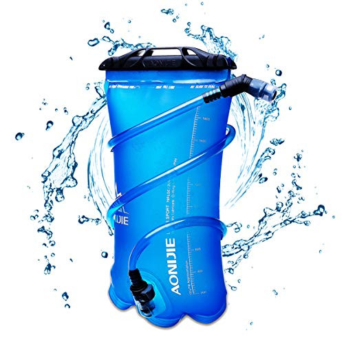 TRIWONDER 1 523L BPA Free Hydration Bladder Water Reservoir for Bicycling Hiking Camping Backpack 2L / 70oz TPU