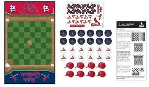 MasterPieces MLB St. Louis Cardinals Checkers Board Game